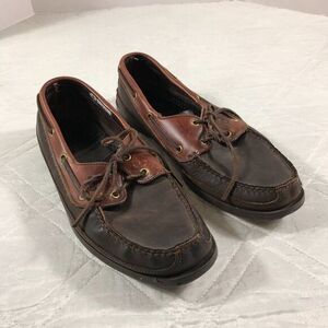 Dexter Moccasin two tone leather loafer‎ size 13 made in the USA